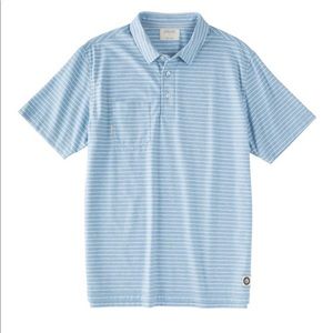 Men’s large striped polo